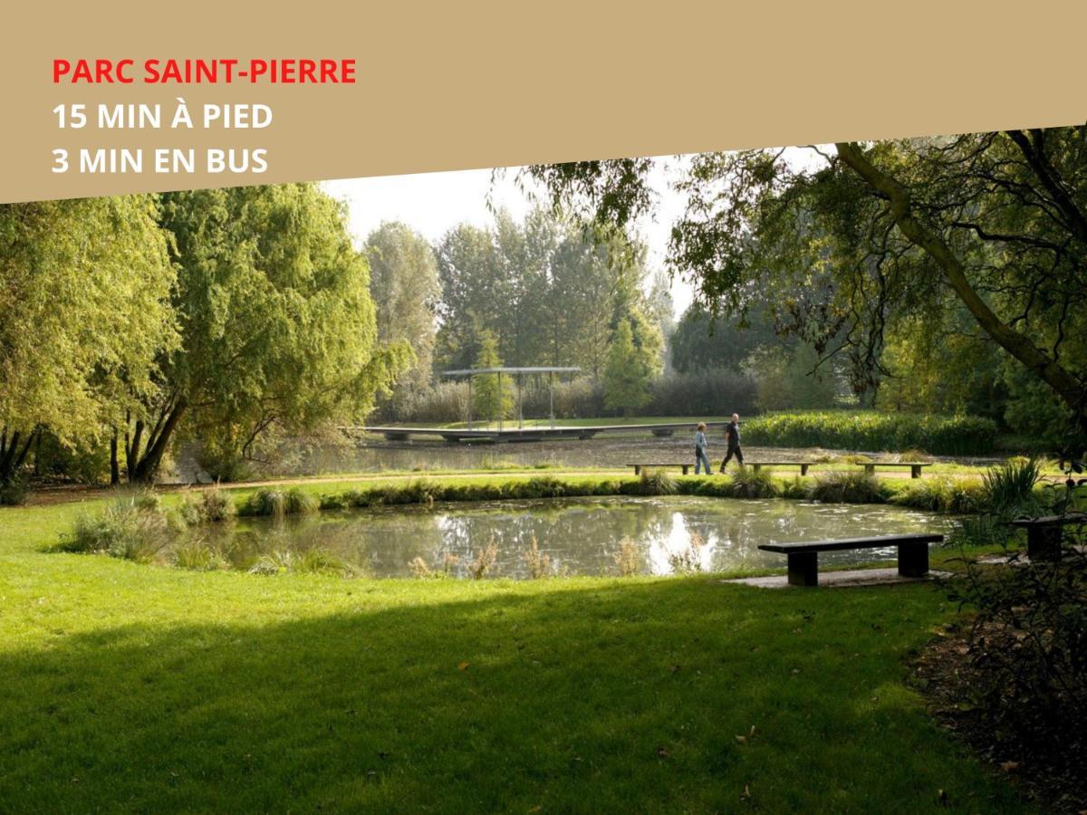 4 Chambres - Grande Maison - Parking - Jardin Amiens Eksteriør billede